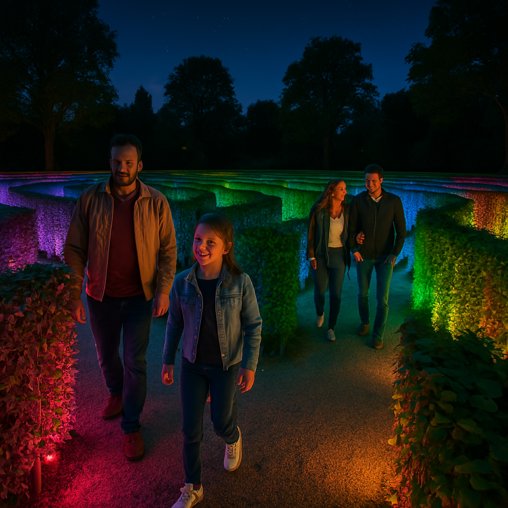 Lichtshow met muziek